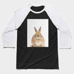 Bunny Rabbit with Canvas Background Baseball T-Shirt